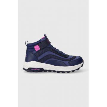 Skechers sneakers pentru copii culoarea albastru marin