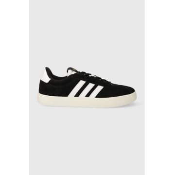 adidas sneakers din piele COURT culoarea negru