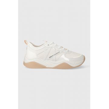 Armani Exchange sneakers culoarea alb, XDX039 XV311 K722