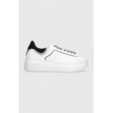 Armani Exchange sneakers culoarea alb, XDX108 XV788 T288
