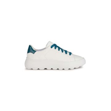Geox sneakers din piele D SPHERICA EC4.1 B culoarea alb, D35TCB08502C1392
