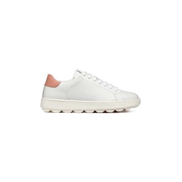 Geox sneakers din piele D SPHERICA ECUB-1 culoarea alb, D45WEA 09BBC C1Z5Q
