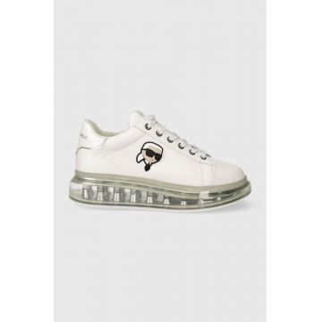 Karl Lagerfeld sneakers din piele KAPRI KUSHION culoarea alb, KL62630N