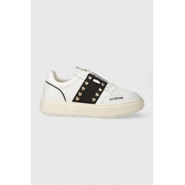 Love Moschino sneakers culoarea alb JA15366G1IIQA10A