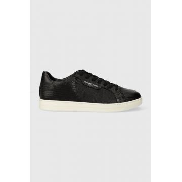 Michael Kors sneakers din piele Keating culoarea negru, 42R4KEFS1E