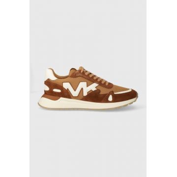 Michael Kors sneakers Miles culoarea maro, 42R4MIFS3D