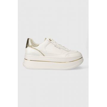 MICHAEL Michael Kors sneakers din piele Hayes culoarea alb, 43R4HYFS2L