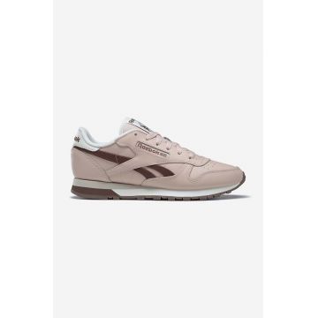 Reebok Classic sneakers din piele Leather culoarea maro, IF7412 IF7412-brown