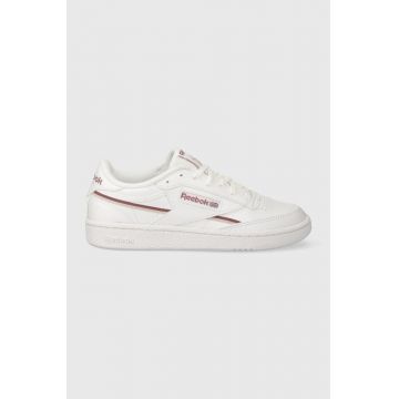 Reebok sneakers Club C 85 Vegan culoarea alb