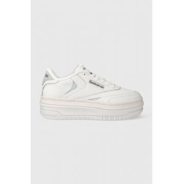 Reebok sneakers din piele Club C Extra culoarea alb