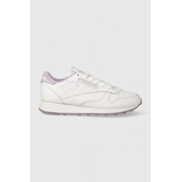 Reebok sneakers din piele culoarea alb