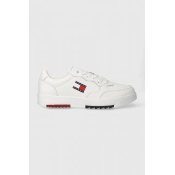 Tommy Jeans sneakers TJM RETRO ESS culoarea alb, EM0EM01397