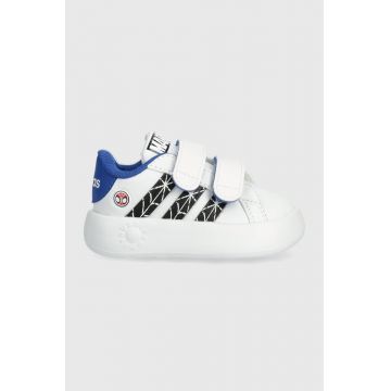 adidas sneakers pentru copii x Marvel, GRAND COURT SPIDER-MAN CF I culoarea alb