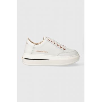 Alexander Smith sneakers Lancaster culoarea alb, ASAZLSW1758TWT