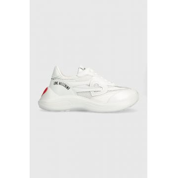 Love Moschino sneakers culoarea alb, JA15366G1IIQA10A