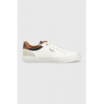 Pepe Jeans sneakers Kenton Court culoarea alb