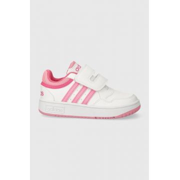 adidas Originals sneakers pentru copii HOOPS 3.0 CF I culoarea alb