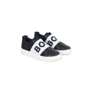 BOSS sneakers pentru copii culoarea albastru marin