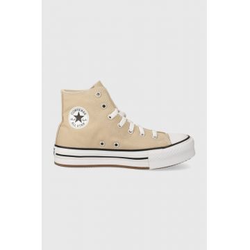 Converse tenisi copii culoarea bej