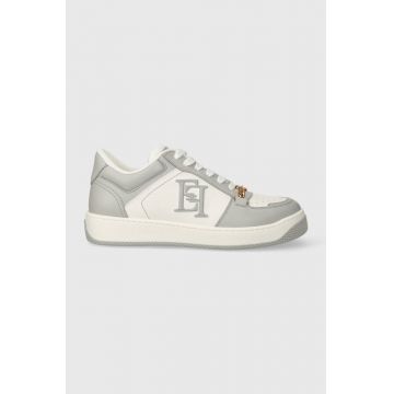 Elisabetta Franchi sneakers din piele culoarea gri SA54G41E2