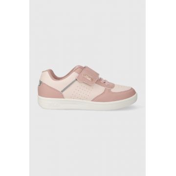 Fila sneakers pentru copii C. COURT CB velcro culoarea roz