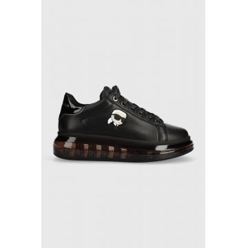 Karl Lagerfeld sneakers din piele KAPRI KUSHION culoarea negru, KL62630N