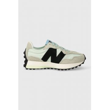 New Balance sneakers 327 culoarea turcoaz, WS327WD