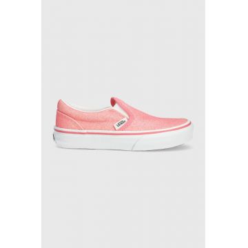 Vans tenisi copii UY Classic Slip-On culoarea roz