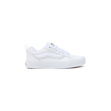 Vans tenisi Knu Skool culoarea alb, VN0009QCW001