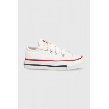 Converse tenisi copii CONVERSE SHOES 7J256 culoarea alb