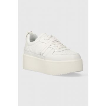 Inuikii sneakers din piele Colette Low culoarea alb, 30102-800