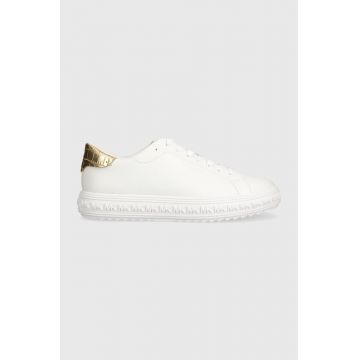 MICHAEL Michael Kors sneakers din piele Grove culoarea alb, 43S3GVFS1L