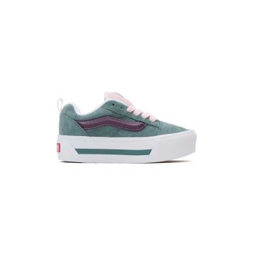 Vans tenisi din piele intoarsa Knu Stack culoarea verde, VN000CP69Q61