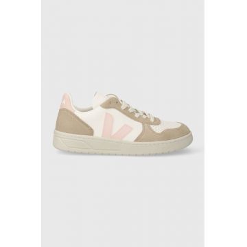 Veja sneakers din piele V-10 culoarea: alb VX0503299