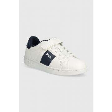 Fila sneakers pentru copii CROSSCOURT LINE velcro culoarea albastru marin