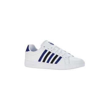 K-Swiss sneakers din piele COURT TIEBREAK culoarea alb