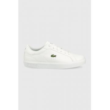 Lacoste sneakers pentru copii culoarea alb