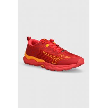 Mizuno pantofi de alergat Wave Daichi 8 GTX culoarea rosu, J1GJ2456