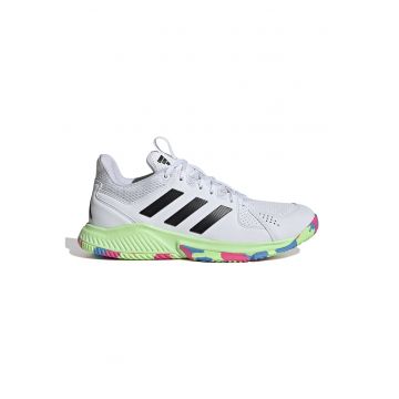 Pantofi de piele ecologica cu insertii textile pentru handbal Court Flight