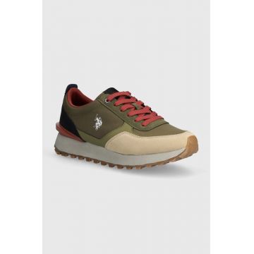 U.S. Polo Assn. sneakers JASPER culoarea verde, JASPER001M 4HN1