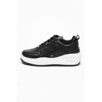 Pantofi sport low-top de piele ecologica Flat SMPL 2.0