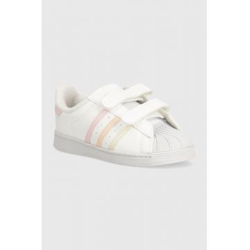 adidas Originals sneakers pentru copii SUPERSTAR culoarea alb