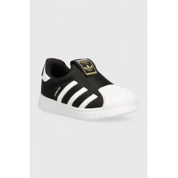 adidas Originals sneakers pentru copii culoarea negru