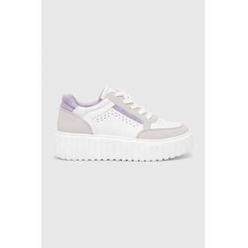 Answear Lab sneakers culoarea alb