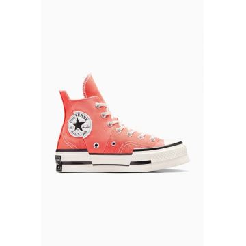 Converse tenisi Chuck 70 Plus femei, culoarea portocaliu, A06432C