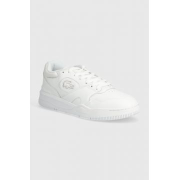 Lacoste sneakers din piele Lineshot Leather Tonal culoarea alb, 46SMA0110