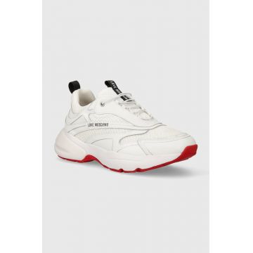 Love Moschino sneakers culoarea alb, JA15595G0IIQ310A