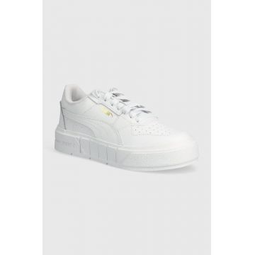 Puma sneakers pentru copii Cali Court Lth Jr culoarea alb