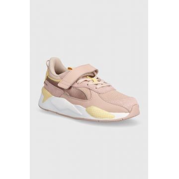 Puma sneakers pentru copii RS-X Metallic AC+ PS culoarea roz