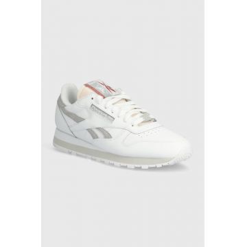 Reebok Classic sneakers din piele Classic Leather culoarea alb, 100074346